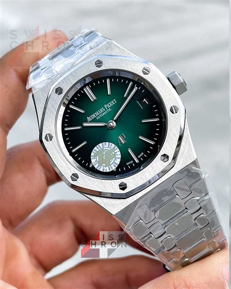 audemars piguet 15202 green|audemars piguet royal oak 39mm.